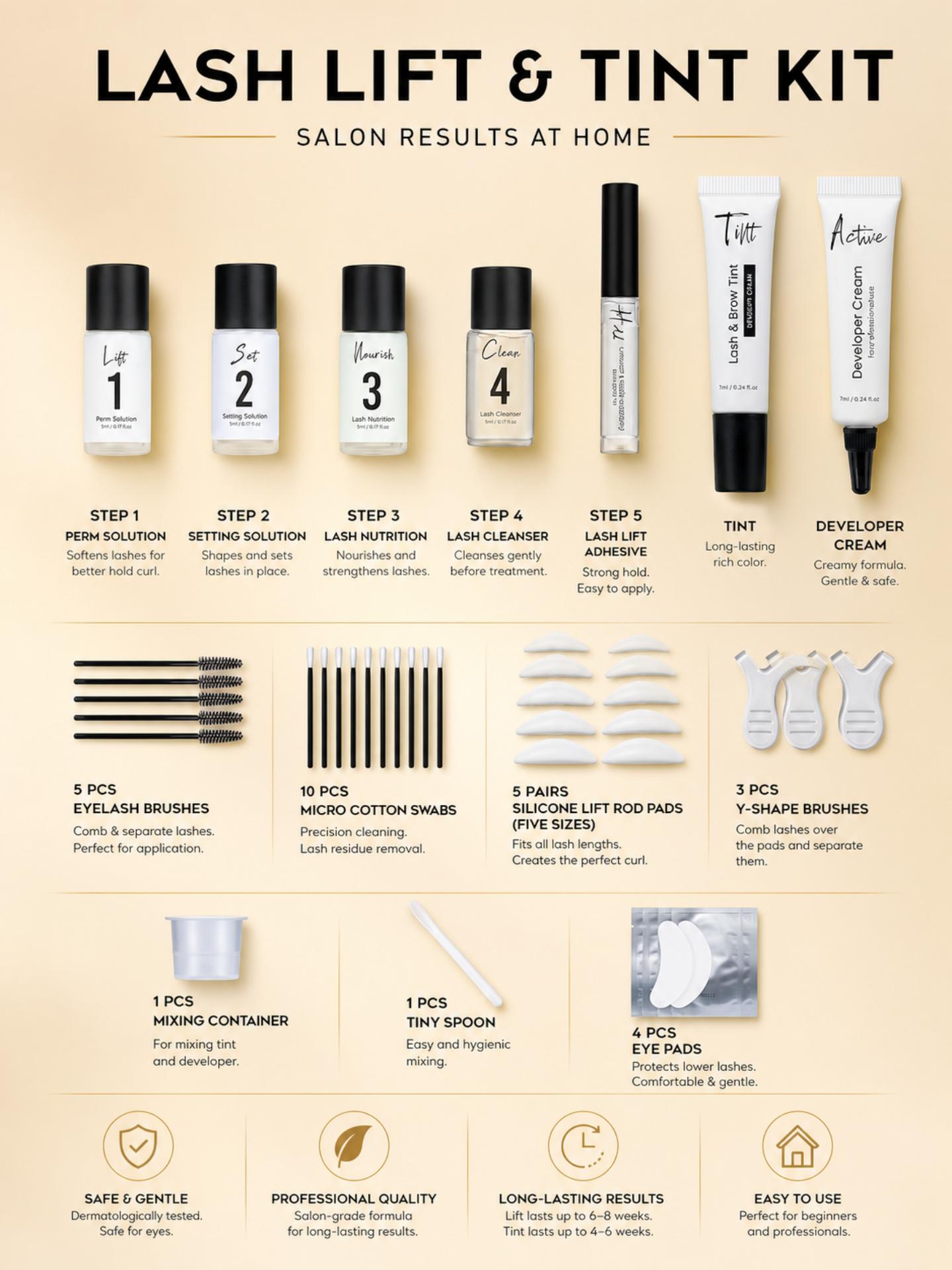 GOLLEE Lash Lift Color Kit Bro - Brow Lamination Kit ulasan dan harga