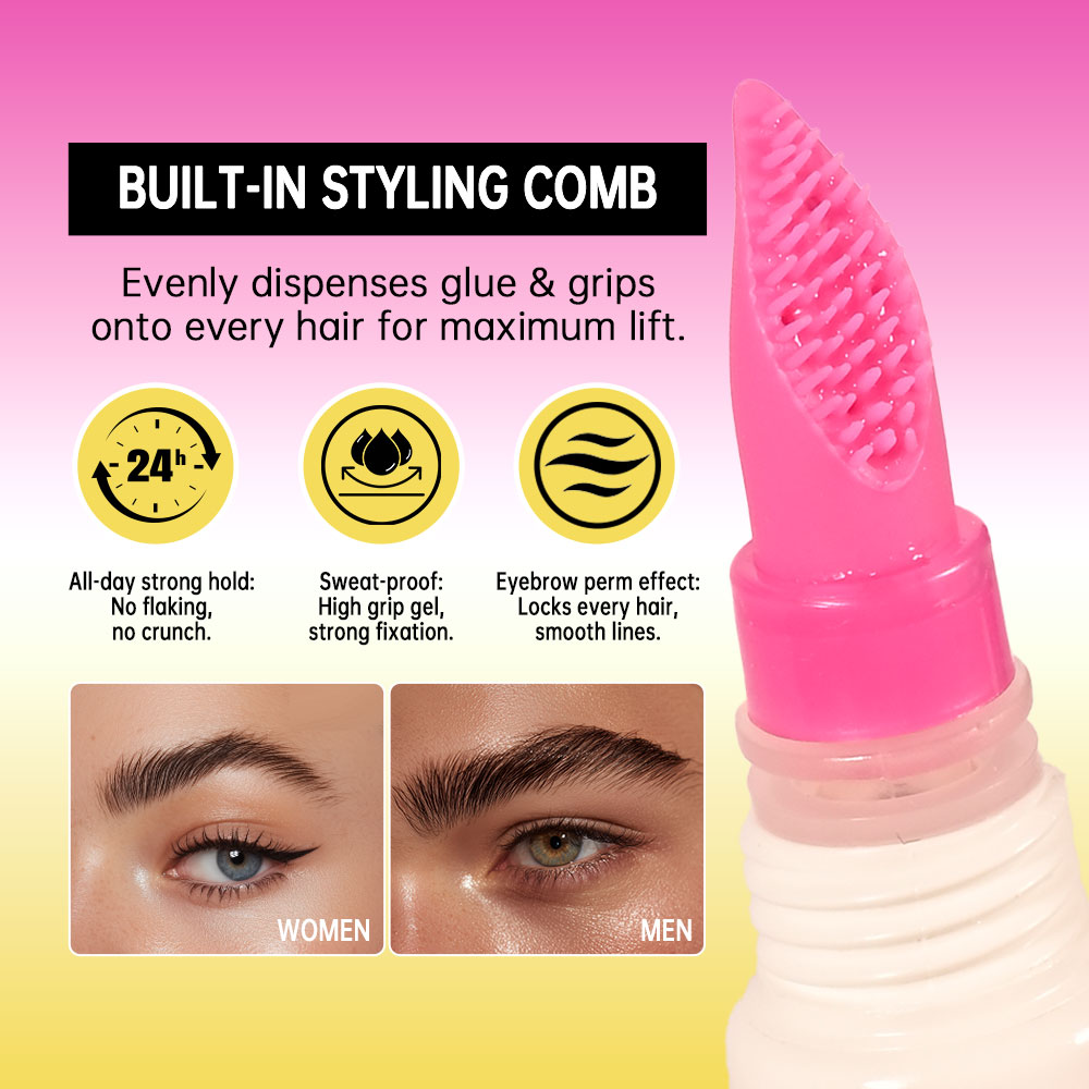 Brow Lamination Gel With Comb  - Brow Lamination Kit ulasan dan harga