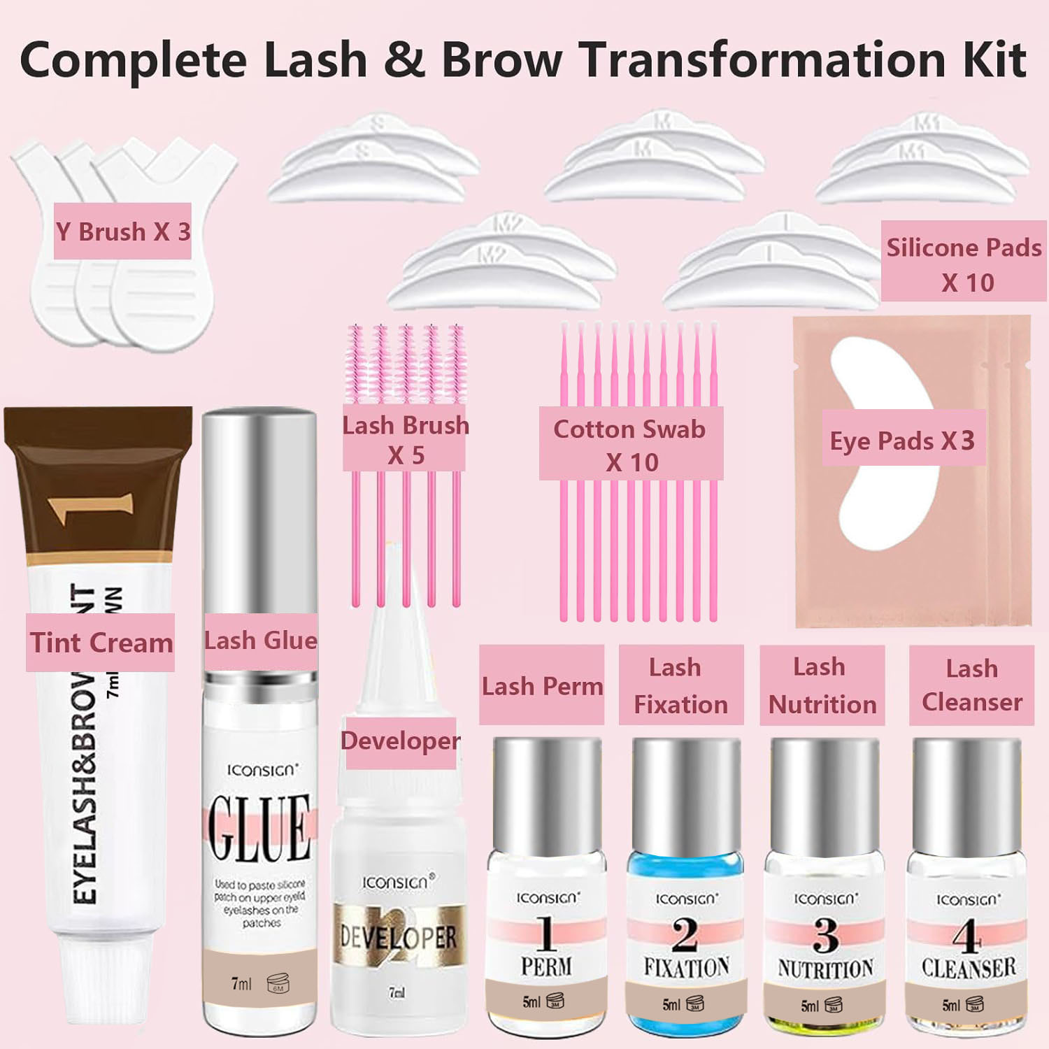 ICONSIGN Lash Lift and Tint Ki - Brow Lamination Kit ulasan dan harga