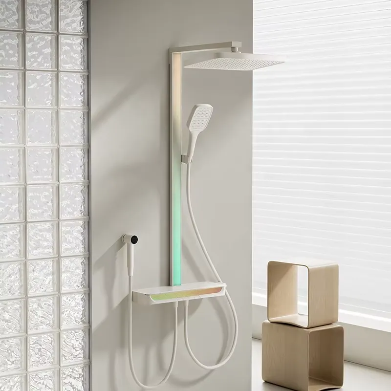Brass Digital Waterfall Shower - Spa & Wellness Joule ulasan dan harga