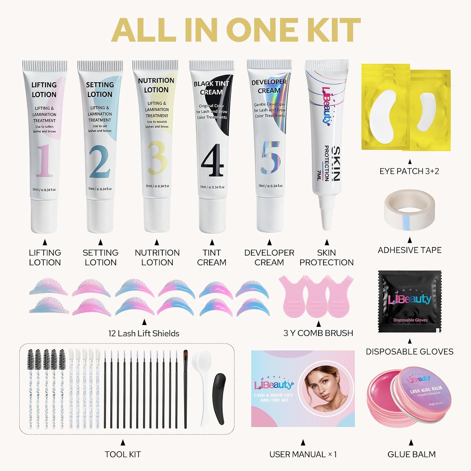 Libeauty Lash Lift and Tint Ki - Brow Lamination Kit ulasan dan harga
