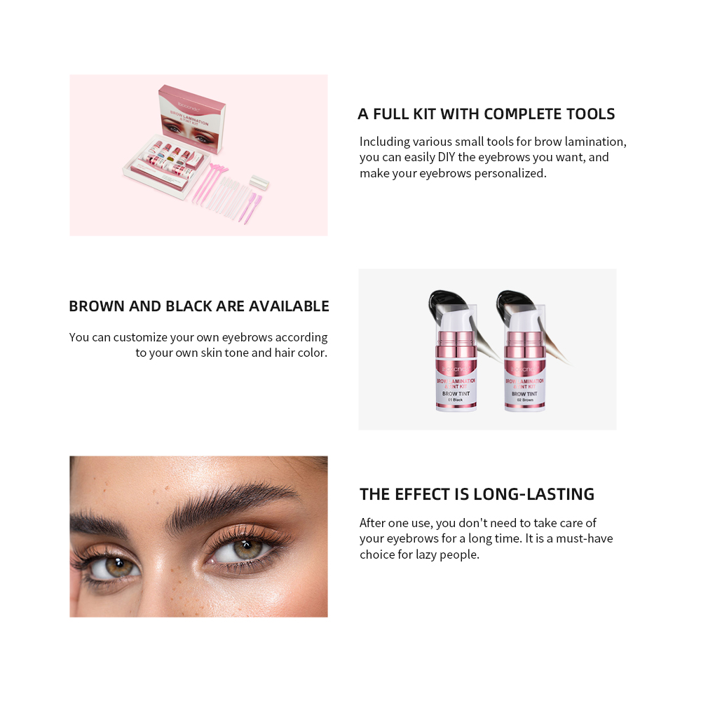 Semi-permanent Brow Lamination - Brow Lamination Kit ulasan dan harga